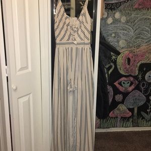 Rue21 striped romper, never worn